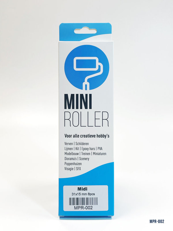Midi-rollerset 31x15 mm (8pcs)